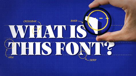 how to identify a font.
